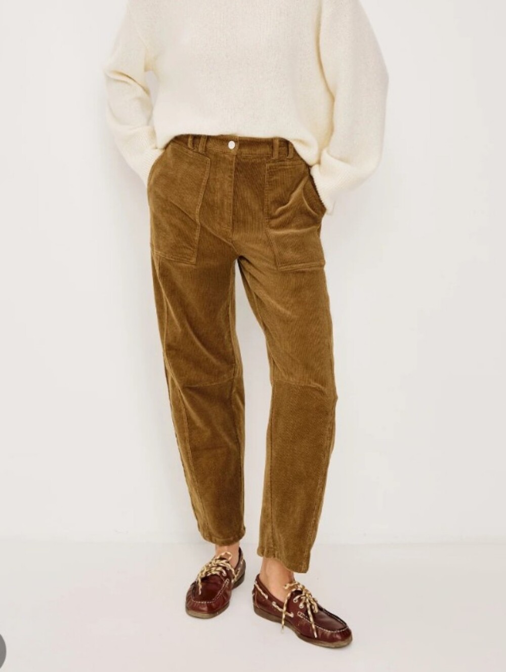 Rails Lunar Corduroy Barrel Leg Pants Ginger
